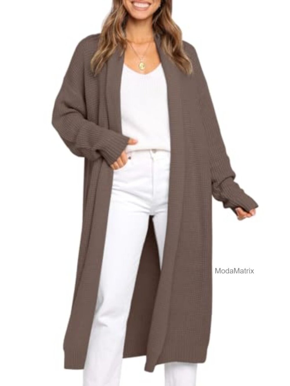 Oversized Long Cardigan Sweater Women Knitwear Fall Winter Coat
